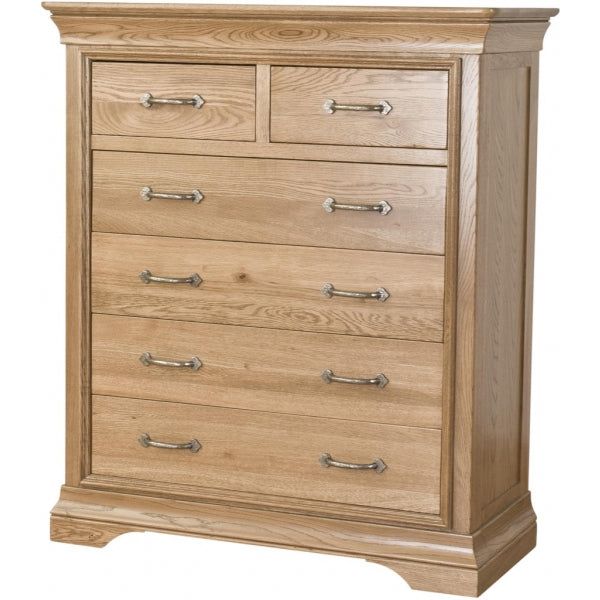 Rosy Brown French Retreat 4+2 Chest - Oak - FRC6