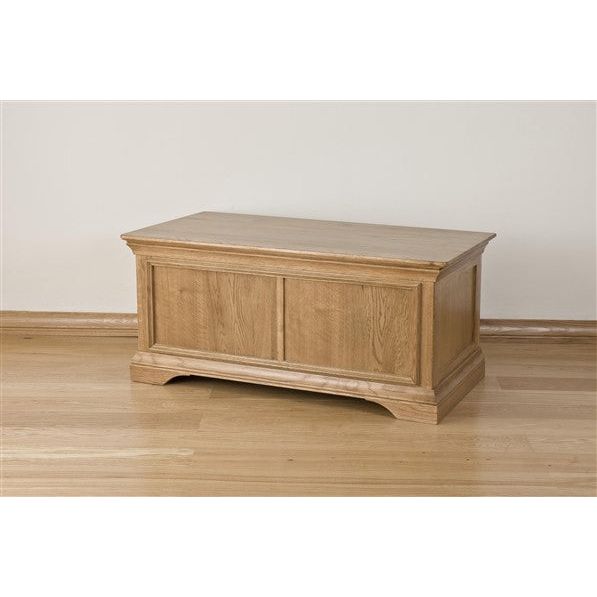 Rosy Brown French Retreat Blanket Box - Oak - FRBB1-