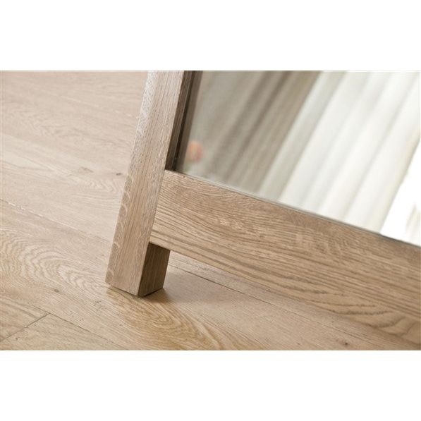 Tan French Retreat Cheval Mirror - Oak - FRCM1