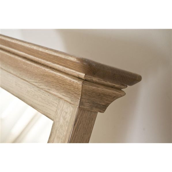Rosy Brown French Retreat Cheval Mirror - Oak - FRCM1
