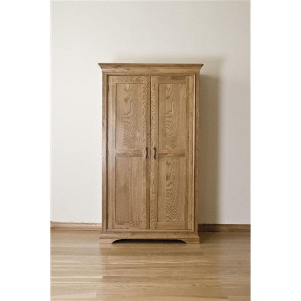 Rosy Brown French Retreat Full Lengh Wardrobe - Oak - FRW1