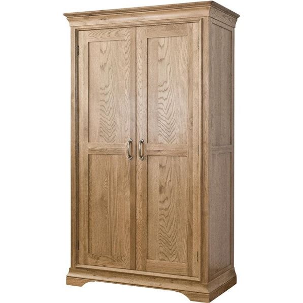 Rosy Brown French Retreat Full Lengh Wardrobe - Oak - FRW1