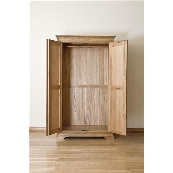 Rosy Brown French Retreat Full Lengh Wardrobe - Oak - FRW1