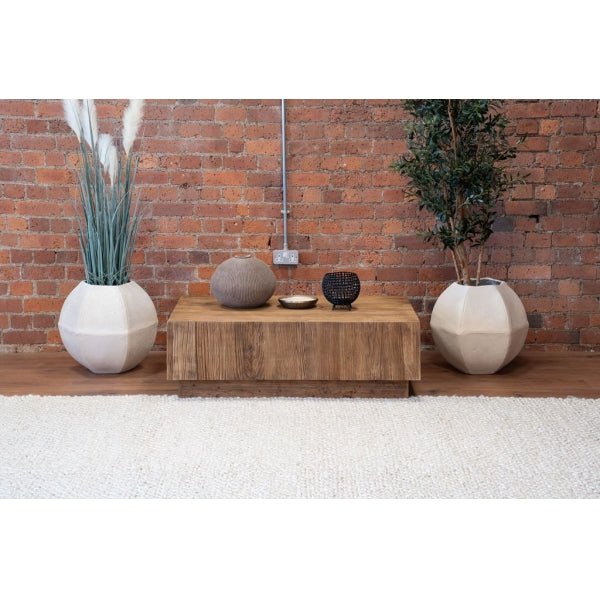 Dim Gray Living Chic Reclaimed Elm Coffee Table - LCT18