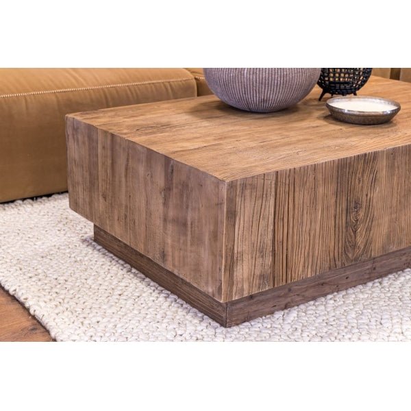 Dim Gray Living Chic Reclaimed Elm Coffee Table - LCT18