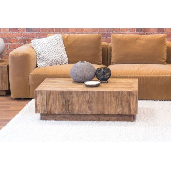 Rosy Brown Living Chic Reclaimed Elm Coffee Table - LCT18