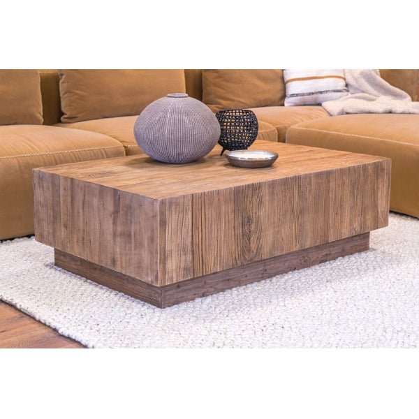 Rosy Brown Living Chic Reclaimed Elm Coffee Table - LCT18
