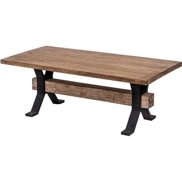 Dim Gray Manhattan Reclaimed Pine Coffee Table - MHT18