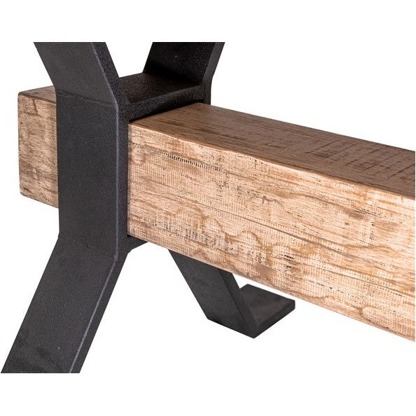 Tan Manhattan Reclaimed Pine Dining Table - MHT07