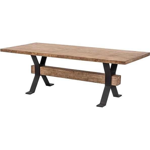 Rosy Brown Manhattan Reclaimed Pine Dining Table - MHT07