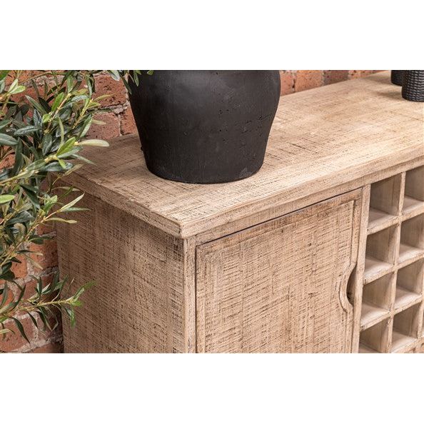 Rosy Brown Manhattan Reclaimed Pine Large Sideboard with Winerack - MHS45