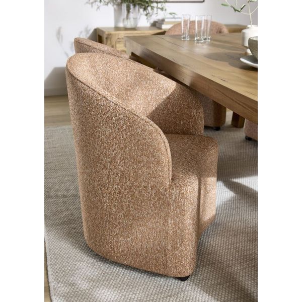 Quiet Knight Roller Dining Chair Rust - FW755RST - 247 Furniture
