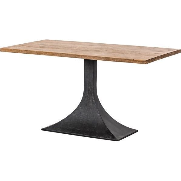 Tan Timeless Bend Reclaimed Pine Dining Table - TBT07