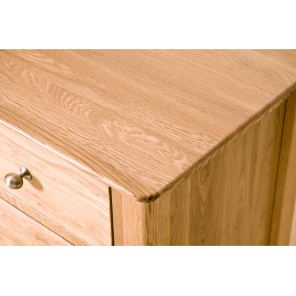 Tan Tranter Origins Oak 3 Drawer Bedside - TNB30