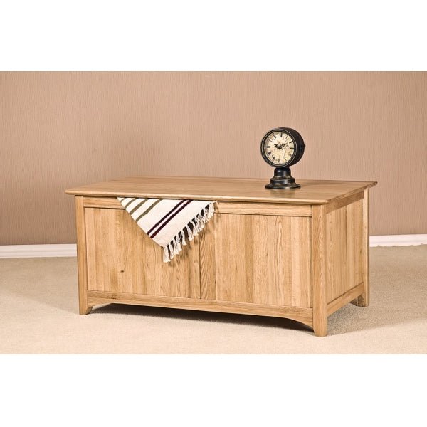 Tan Tranter Origins Oak Blanket Box - TNB90