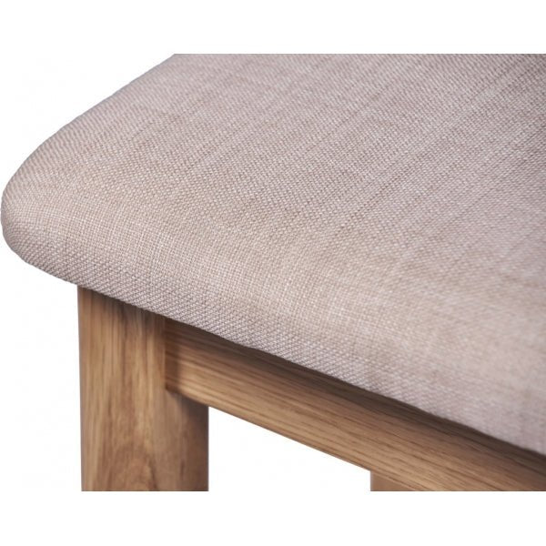 Dark Gray Tranter Origins Oak Dressing Table Stool - TNS10