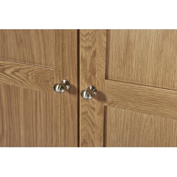 Dim Gray Tranter Origins Oak Full-Lengh Wardrobe - TNW20