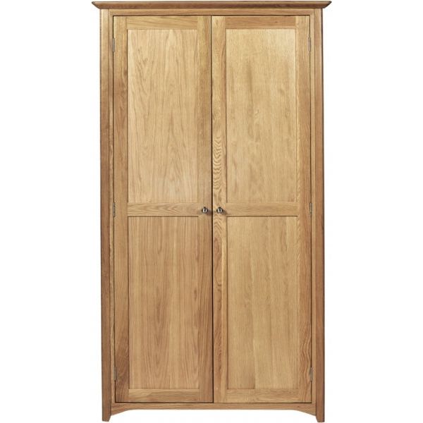 Dark Khaki Tranter Origins Oak Full-Lengh Wardrobe - TNW20