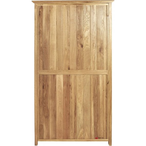 Dark Khaki Tranter Origins Oak Full-Lengh Wardrobe - TNW20