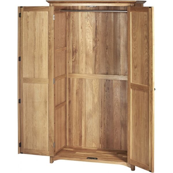 Rosy Brown Tranter Origins Oak Full-Lengh Wardrobe - TNW20