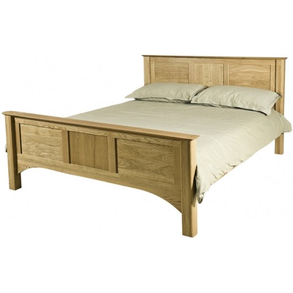 Dark Khaki Tranter Origins Oak High Foot End Bedframe