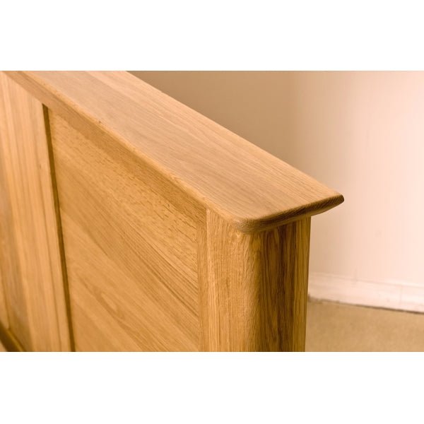Sandy Brown Tranter Origins Oak High Foot End Bedframe